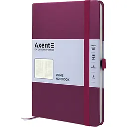 Книга записна Axent Partner Prime A5 в клітинку 96 аркушів винна (8305-46-A) - мініатюра 2