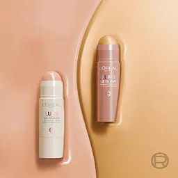 Хайлайтер-стік для обличчя L'Oreal Paris Lumi Le Glow 630 Glowy Creme Chic 6.5 г - мініатюра 2