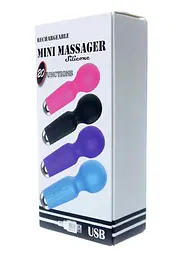 Вібромасажер Boss Series Rechargeable 11 см блакитний - мініатюра 8