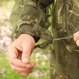 Антимоскітний костюм Mosquito Захист від комах (котарів, кліщів, мошок) сітка Оливкового - мініатюра 2