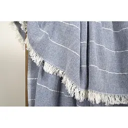 Плед-накидка Barine - Gleam denim синій 120*165 - мініатюра 2