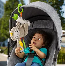 М'яка іграшка-підвіска Fisher-Price Лінивець (FXC31) - мініатюра 4