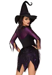 Костюм відьми Leg Avenue Mystical Witch L, сукня, капелюх - мініатюра 2
