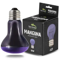 Нічна лампа з підігрівом Terrario Manguna Moonlight Lamp 50W для тераріумів без UVA - мініатюра 3