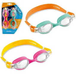 Окуляри для плавання дитячі Intex 55693 Aqua Flow Kids, 2 пари в пакованні, регульована гумка, від 3 до 8 років - мініатюра 4