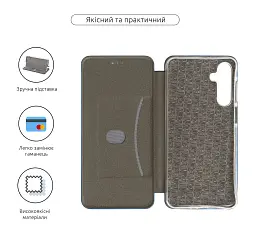 Чохол-книжка ArmorStandart G-Case для Samsung A16 4G (A165) Blue - мініатюра 3