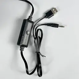 Настільні колонки Jedel S-558 з LED підсвічуванням 2x5W чорний - мініатюра 3