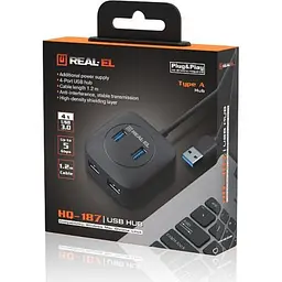Концентратор Real-El HQ-187 black (EL123110010) - мініатюра 9
