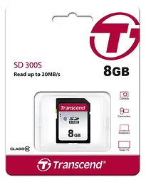 Transcend Карта пам'яті SD 8GB C10 R20MB/s - мініатюра 2