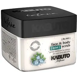 Скраб для обличчя та тіла Kabuto Face&Body Scrub Mint 240 мл