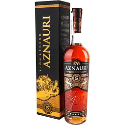 Бренді AZNAURI 5 років 0.5 л в коробці