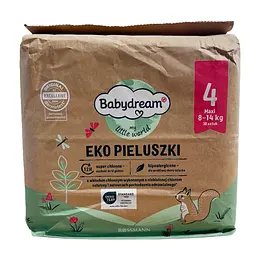 Еко підгузки Babydream 4 Maxi (8-14 кг), 30 шт (My Little World)