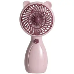 Портативний ручний вентилятор Handy Mini Fan JX-998 на акумуляторі з ручкою міні вітродуйка 2,5Вт Pink