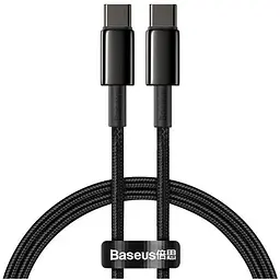 Дата кабель USB-C to USB-C 1.0m 100W black Baseus (CATWJ-01)