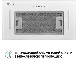 Витяжка Perfelli BIS 5684 WH 1000 LED - мініатюра 4