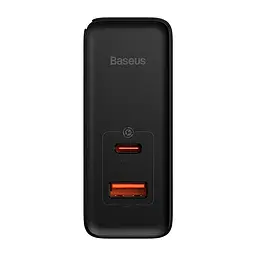 Блок живлення мережевий адаптер Baseus GaN5 Pro Fast Charger 100 W (CCGP090201) чорний - мініатюра 3