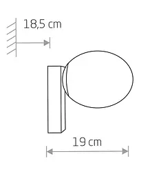 Бра Nowodvorski 8132 Ice Egg C - мініатюра 2