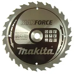 Диск пиляльний по дереву 185х15.88 мм 24T Makita Makforce B-08349
