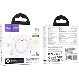 Брелок для пошуку речей Hoco E96A White [151389] - мініатюра 3