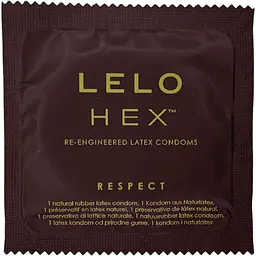 Презервативи Lelo Hex Respect XL 3 шт. - мініатюра 2