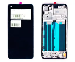Дисплей Oppo Reno 5 4G TFT чорний + рамка