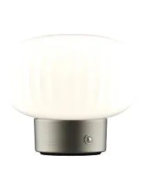 Настільна лампа з акумулятором Goldlux 329844 Latte Led 1x1.8W 2700K 150Lm IP20 Срібна