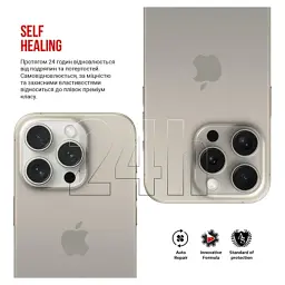 Плівка захисна Armorstandart for Camera Apple iPhone 15 Pro 6 pcs (ARM72556) - мініатюра 3