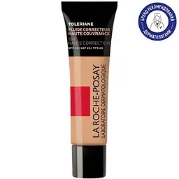 Коригуючий тональний флюїд La Roche-Posay Toleriane для чутливої шкіри SPF25 відтінок 10 30 мл - мініатюра 2