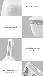 Багатофункціональна овочерізка Xiaomi HuoHou (HU0137) - мініатюра 2