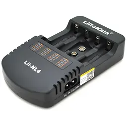 ЗП универсальний Liitokala Lii-NL4, 4 канали, LCD дисплей, підтримує Li-ion, Ni-MH та Ni-Cd AA(R6), ААA(R03), AAAA, С(R14)