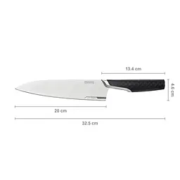 Ніж для шеф кухаря великий Fiskars Taiten 20 см (1066830) - мініатюра 5