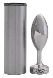 Анальна пробка Doxy Butt Plug Smooth 11 см (сріблястий) - мініатюра 4