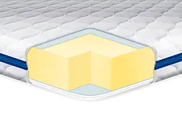 Топпер EuroSleep Big-Memory трикотаж 160х200, трикотажна тканина, Топпер - мініатюра 2