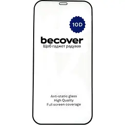 Захисне скло BeCover для Apple iPhone 12 Pro 10D Black (711512) - мініатюра 3
