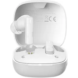 Бездротові навушники Baseus Bowie E20 True Wireless Earphones, IPX5, BT5.3, ENC, 35mAh, 500mAh, 8h, White A00069700223-00