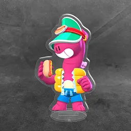 Акрилова колекційна фігурка Brawl Stars Дага (Doug) 10 см - мініатюра 2