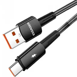 Дата кабель USB 2.0 AM to USB-C 2.0m 120W black Essager (EXC120-CGA01-P) - мініатюра 2