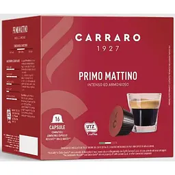 Кава в капсулах Dolce Gusto Carraro Primo Mattino, 16 капсул