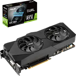 Відеокарта GeForce RTX 2070 8GB Asus Dual EVO OC (DUAL-RTX2070-O8G-EVO) Б/В