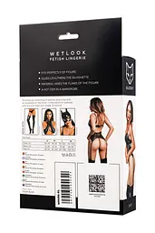 Комплект Glossy Miriam wetlook XL (чорний) - мініатюра 9