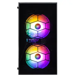 Корпус 1stPlayer X1-3F1 Black 600W - мініатюра 8