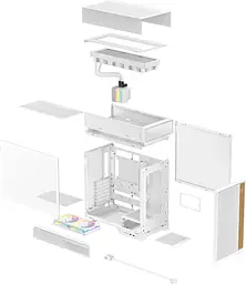 Корпус Deepcool CL6600 White (R-CL6600-WHNNA0-G) Без БП - мініатюра 10