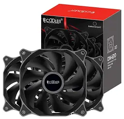 Вентилятор PcCooler DN 120 BK 3in1, чорний (DN 120 BK 3in1) - мініатюра 6