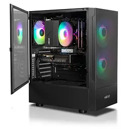 Комп'ютер HEXO Gaming Mainstream Pro (HGMP-7500FN5060-32S1TBK) Black / AMD Ryzen 5 7500F (3.7-5.0), 6 ядер / NVIDIA GeForce RTX 5060 / 32 ГБ (DDR5) / 1024 ГБ (SSD) - мініатюра 3
