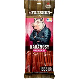 Ковбаски варено-копчені зі свинини La' Fileshka Кабаноси Original 70 г