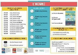 CLE L'heure (Час та години)