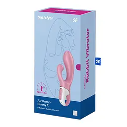 Вібратор-кролик надувний Satisfyer Air Pump Bunny 2 Satisfyer IG038575; SO8412 95408 - мініатюра 2