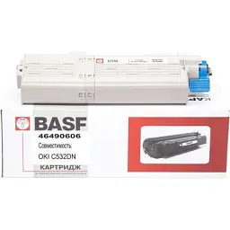 Тонер-картридж BASF OKI C532/542, MC563/573 Magenta 46490606 (KT-46490606) - мініатюра 1