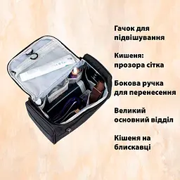 Органайзер для подорожей універсальний LoveYouHome підвісний синій (59062) - мініатюра 7