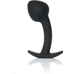 Анальна пробка B-Series HeavyFun Curved L 10.5 см (чорний)